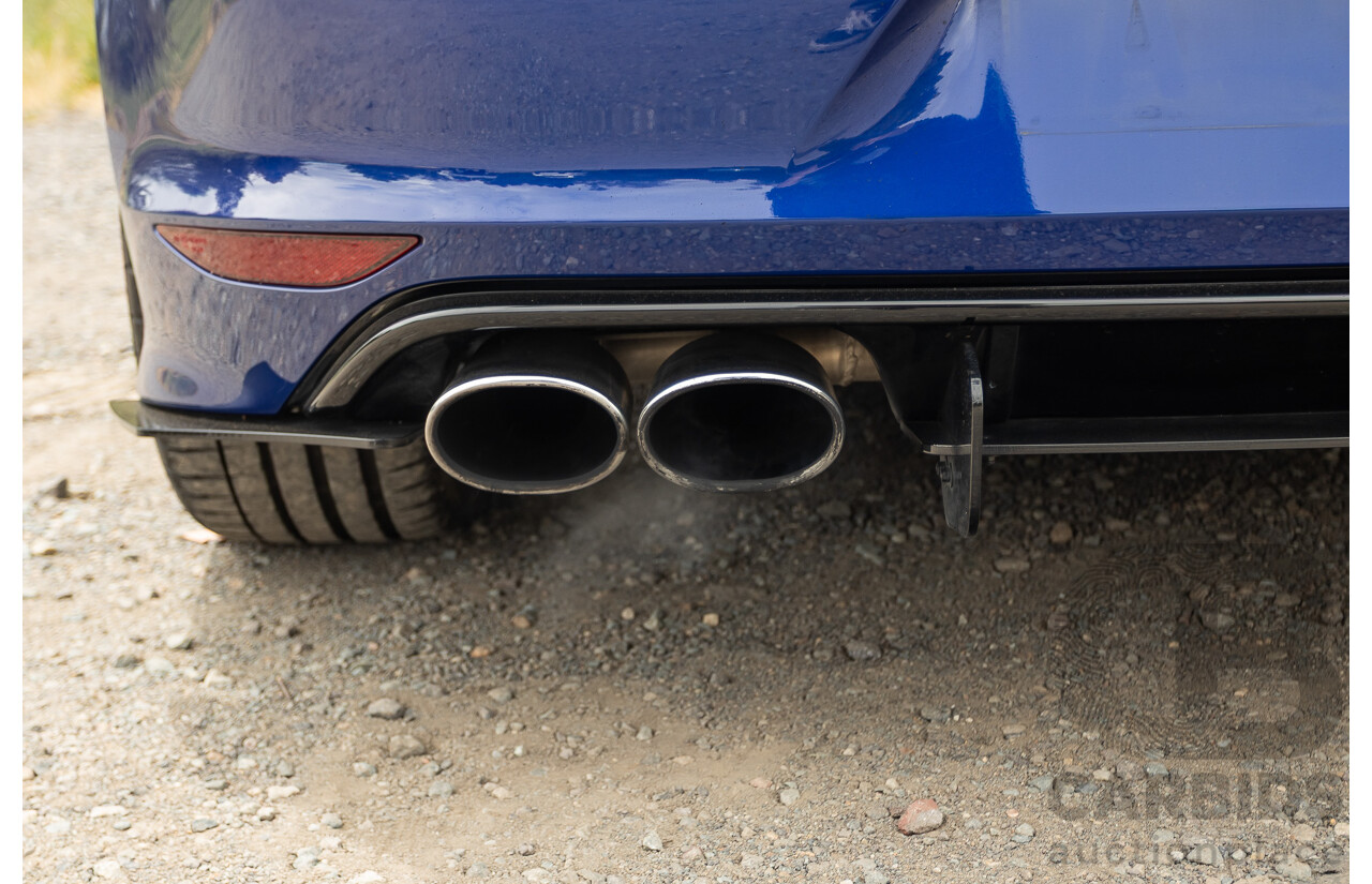 7/2015 Volkswagen Golf R Mk7 (AWD) AU MY15 5d Hatchback Lapiz Blue Metallic Turbo 2.0L - Stage 3 APR