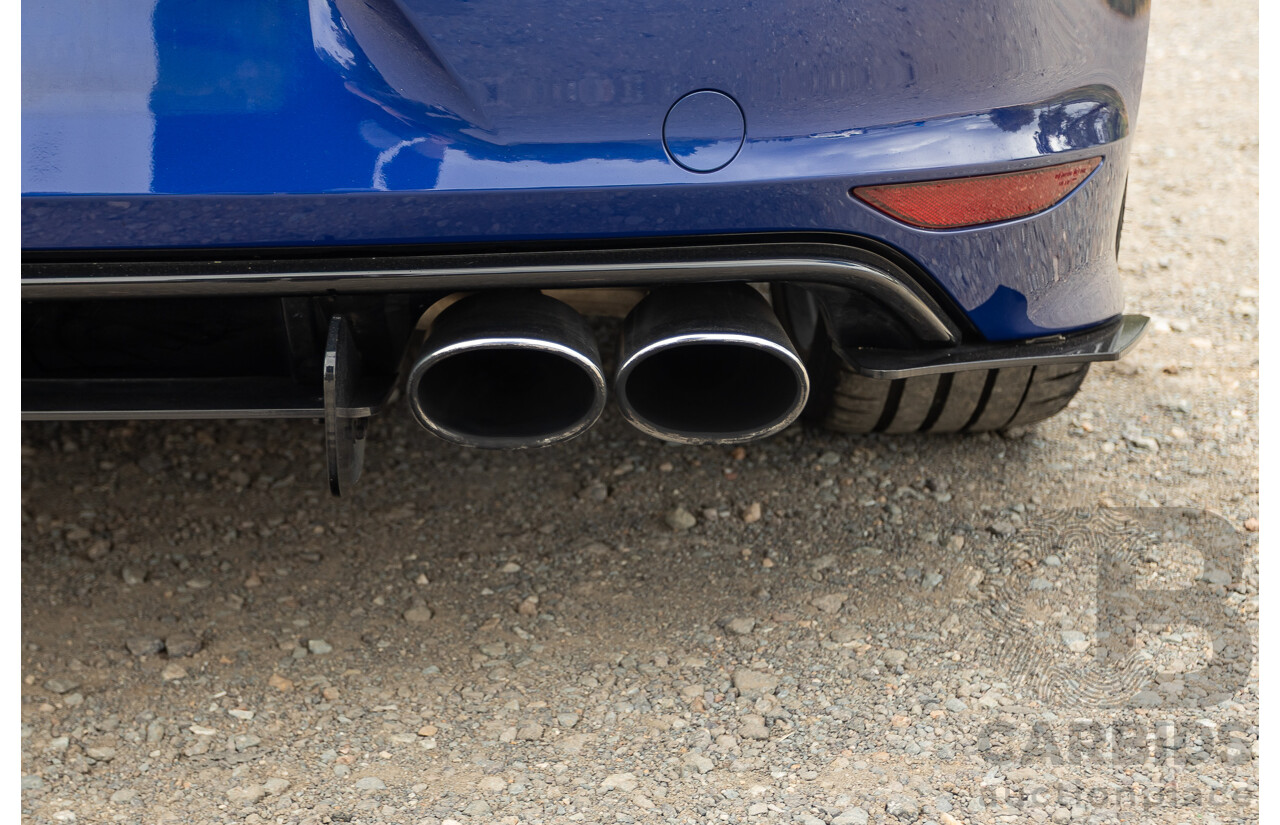 7/2015 Volkswagen Golf R Mk7 (AWD) AU MY15 5d Hatchback Lapiz Blue Metallic Turbo 2.0L - Stage 3 APR