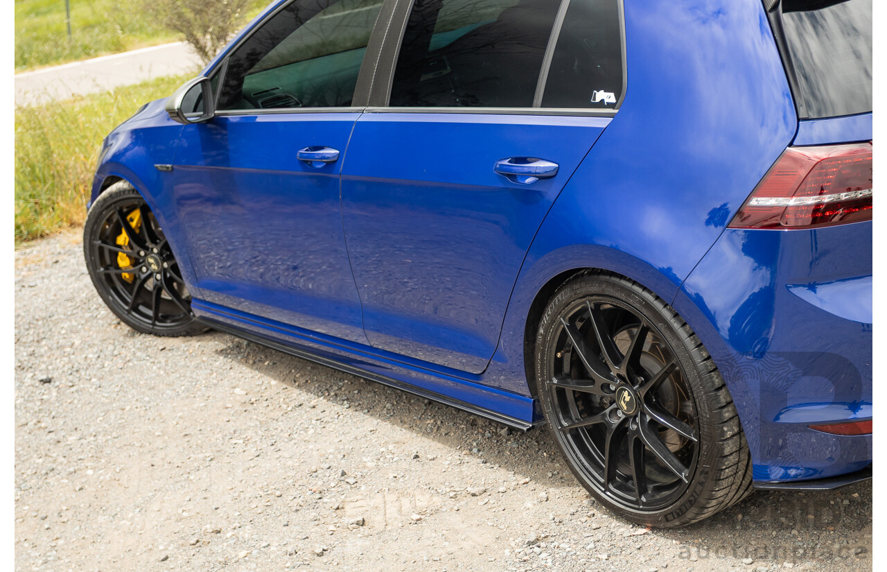 7/2015 Volkswagen Golf R Mk7 (AWD) AU MY15 5d Hatchback Lapiz Blue Metallic Turbo 2.0L - Stage 3 APR