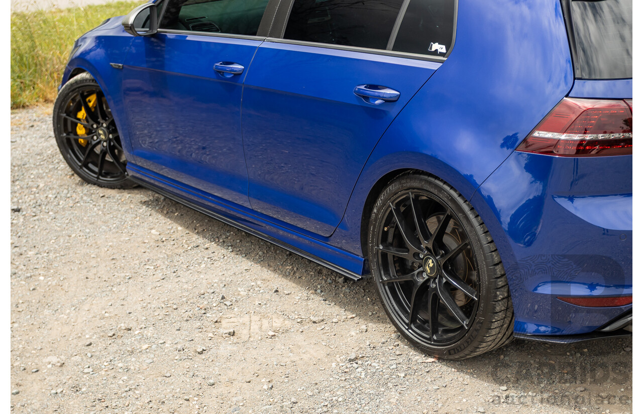 7/2015 Volkswagen Golf R Mk7 (AWD) AU MY15 5d Hatchback Lapiz Blue Metallic Turbo 2.0L - Stage 3 APR