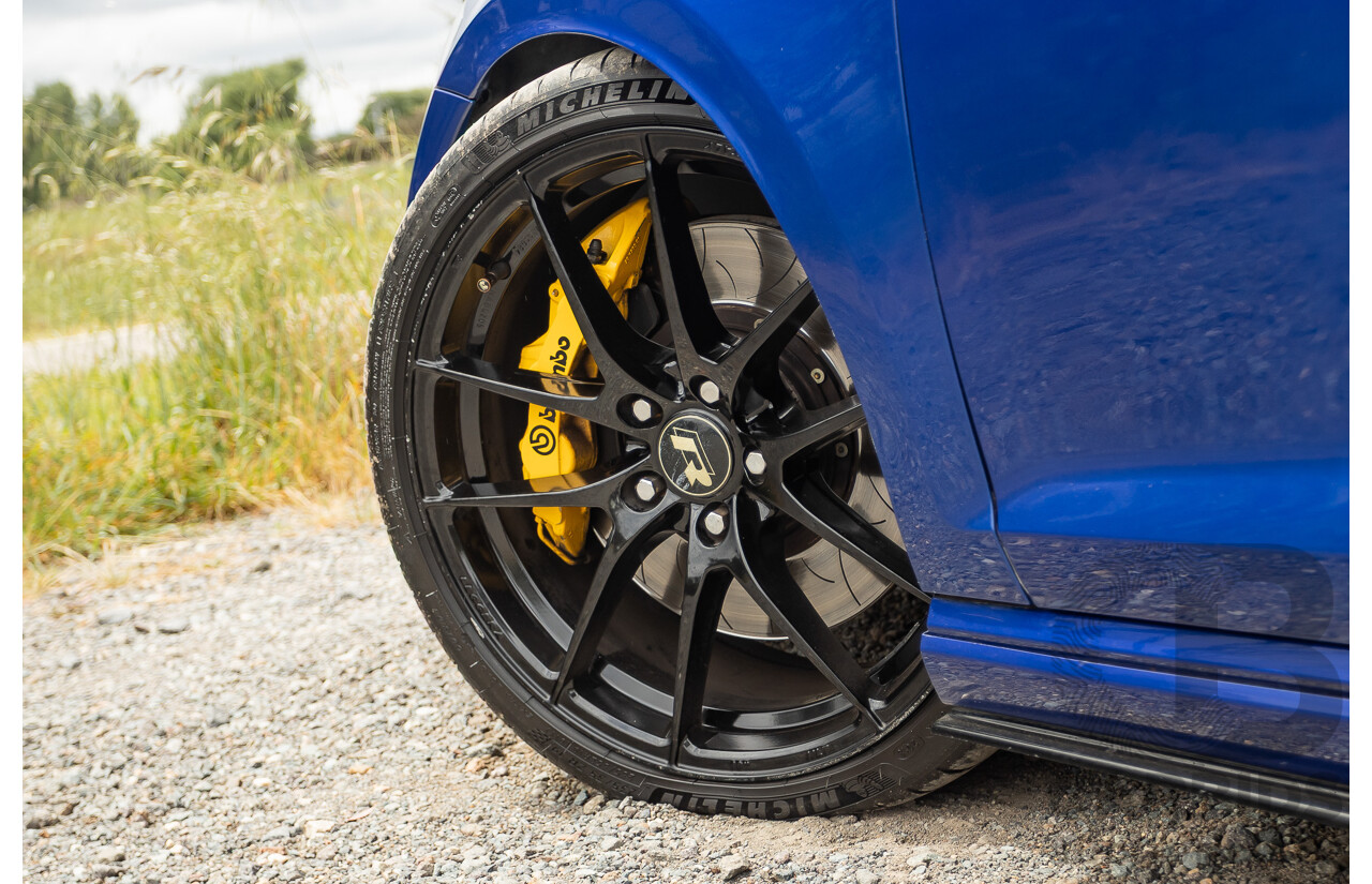 7/2015 Volkswagen Golf R Mk7 (AWD) AU MY15 5d Hatchback Lapiz Blue Metallic Turbo 2.0L - Stage 3 APR