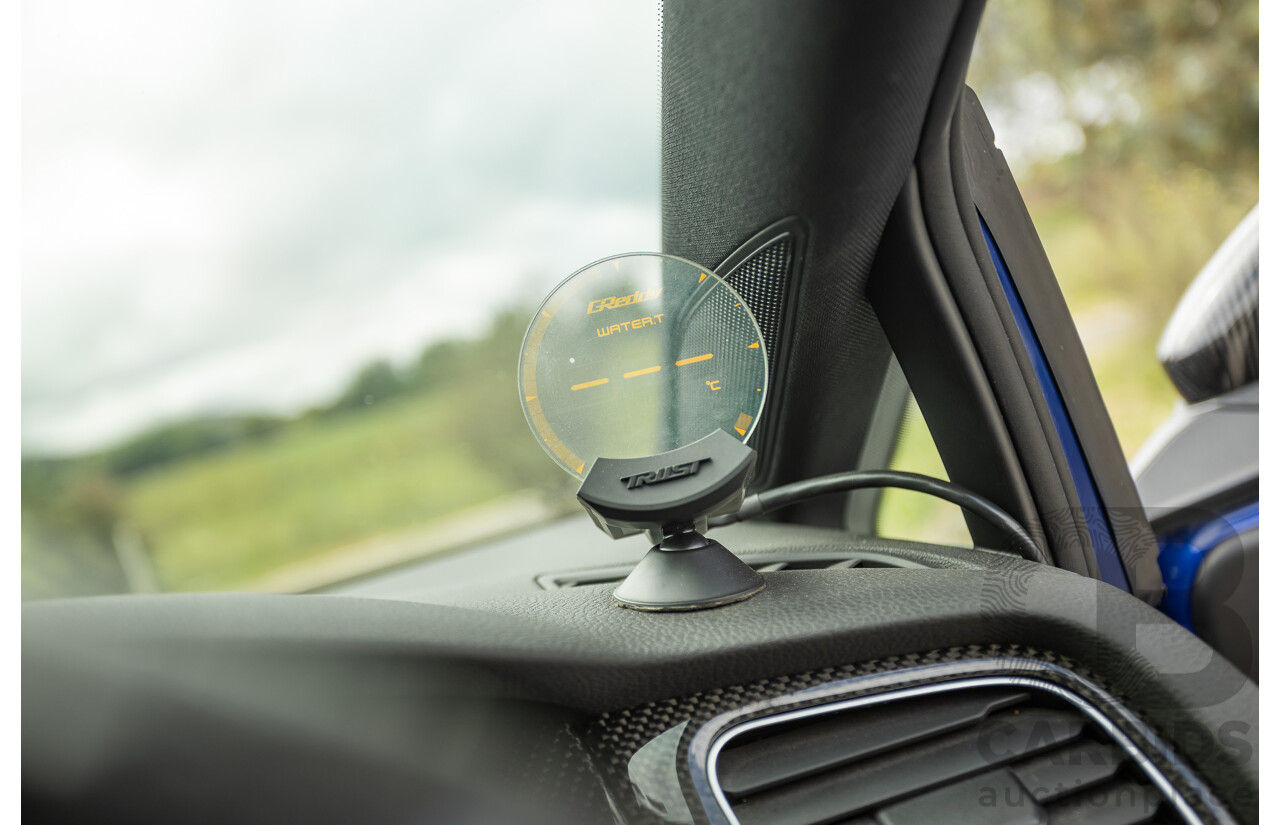 7/2015 Volkswagen Golf R Mk7 (AWD) AU MY15 5d Hatchback Lapiz Blue Metallic Turbo 2.0L - Stage 3 APR