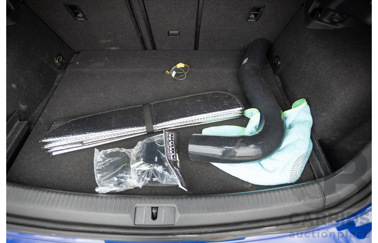 7/2015 Volkswagen Golf R Mk7 (AWD) AU MY15 5d Hatchback Lapiz Blue Metallic Turbo 2.0L - Stage 3 APR
