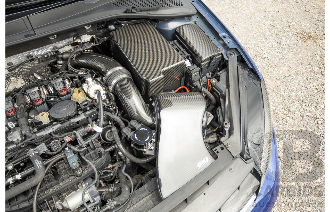 7/2015 Volkswagen Golf R Mk7 (AWD) AU MY15 5d Hatchback Lapiz Blue Metallic Turbo 2.0L - Stage 3 APR