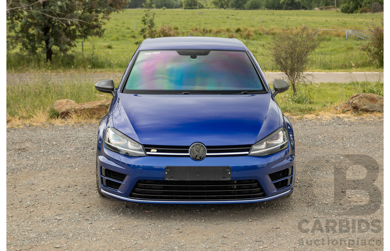 7/2015 Volkswagen Golf R Mk7 (AWD) AU MY15 5d Hatchback Lapiz Blue Metallic Turbo 2.0L - Stage 3 APR