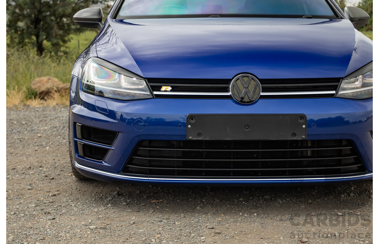 7/2015 Volkswagen Golf R Mk7 (AWD) AU MY15 5d Hatchback Lapiz Blue Metallic Turbo 2.0L - Stage 3 APR