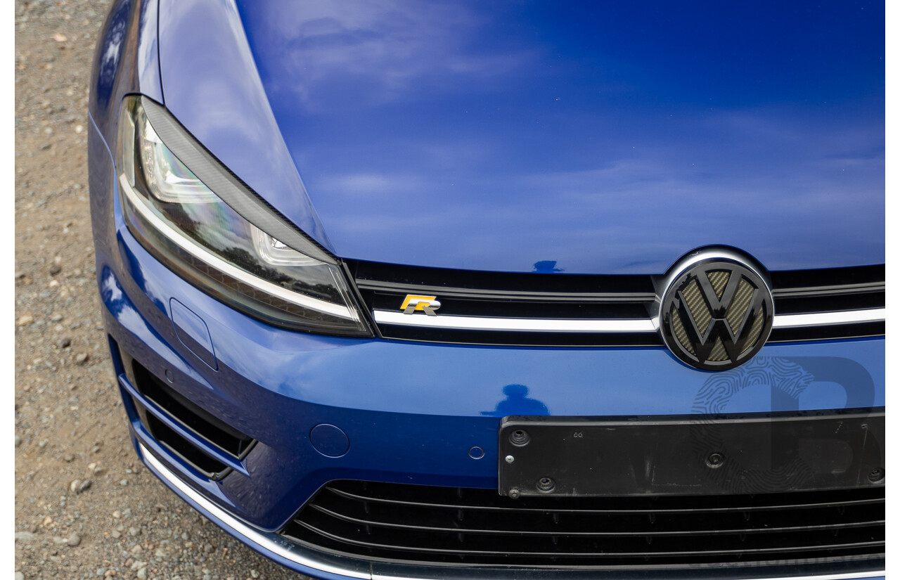 7/2015 Volkswagen Golf R Mk7 (AWD) AU MY15 5d Hatchback Lapiz Blue Metallic Turbo 2.0L - Stage 3 APR