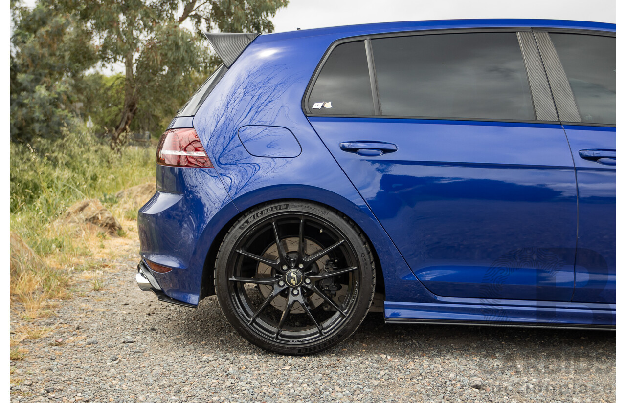 7/2015 Volkswagen Golf R Mk7 (AWD) AU MY15 5d Hatchback Lapiz Blue Metallic Turbo 2.0L - Stage 3 APR