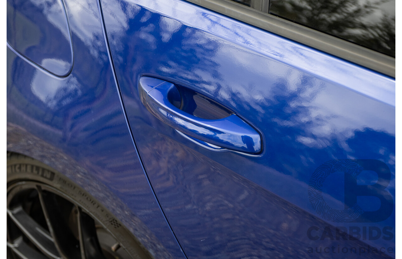 7/2015 Volkswagen Golf R Mk7 (AWD) AU MY15 5d Hatchback Lapiz Blue Metallic Turbo 2.0L - Stage 3 APR