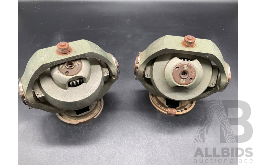 U.S. Navy Mark 12-3 Torpedo Gyroscopes (Pair) - World War II Era – Submarine and Surface Torpedo Components