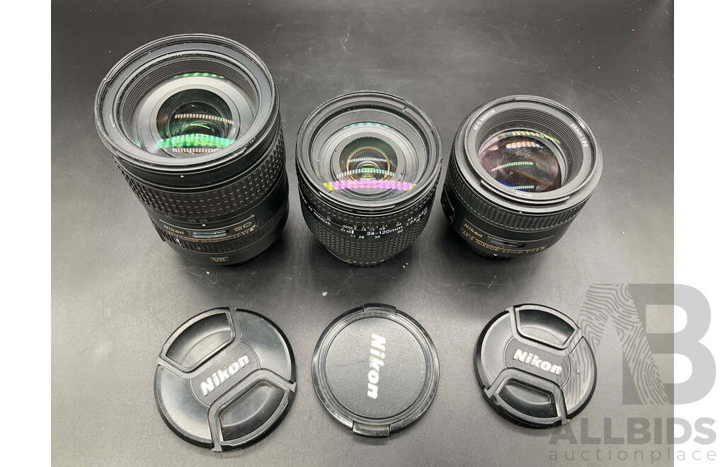 NIKON D200 Digital Camera Kit with 28-300mm Lens, 24-120mm Lens, 85mm Lens and Accessories