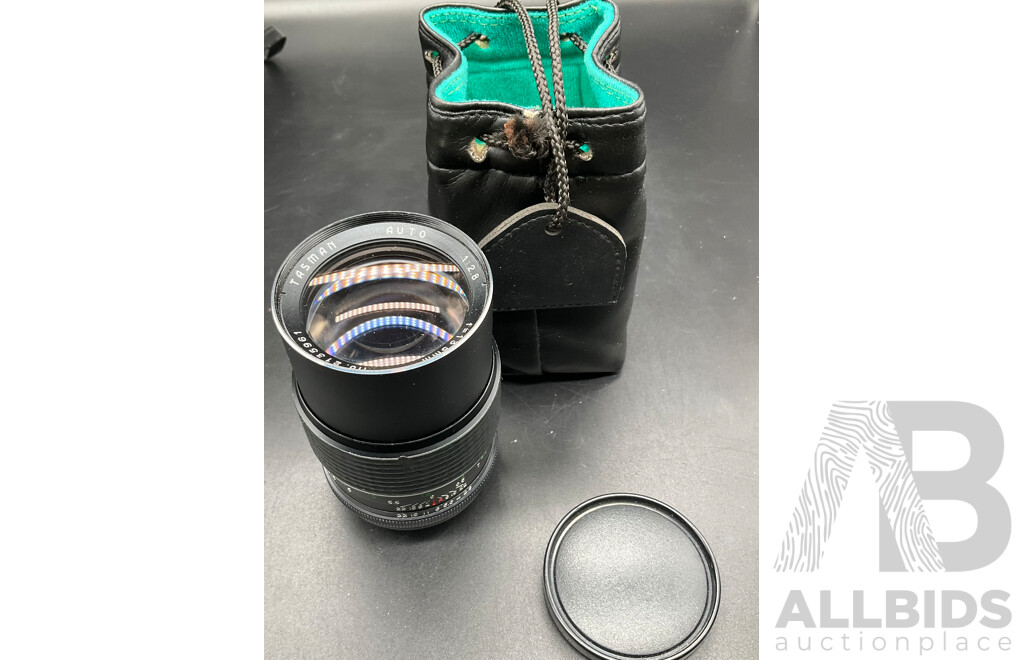 FUJICA ST605N Camera with Multiple Lenses and Accessories