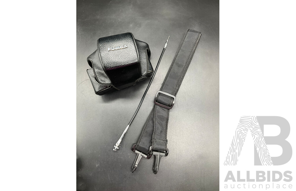 FUJICA ST605N Camera with Multiple Lenses and Accessories