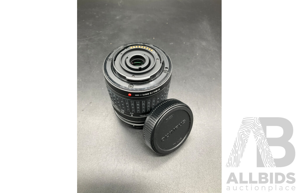 OLYMPUS E-520 DSLR Camera with Multiple Lenses and Accessories