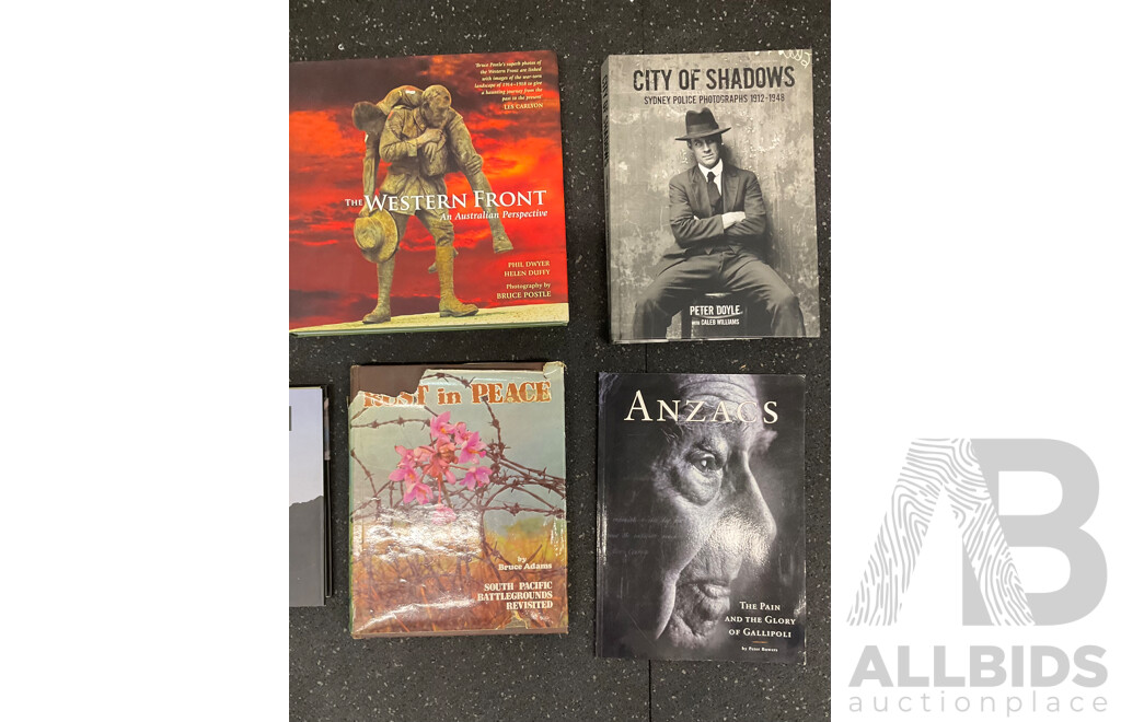 Collection of Books Related to Australian Military History - Lot of 8