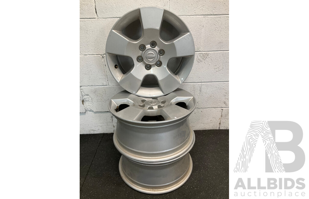 NISSAN Alloy Wheels - Lot of 3