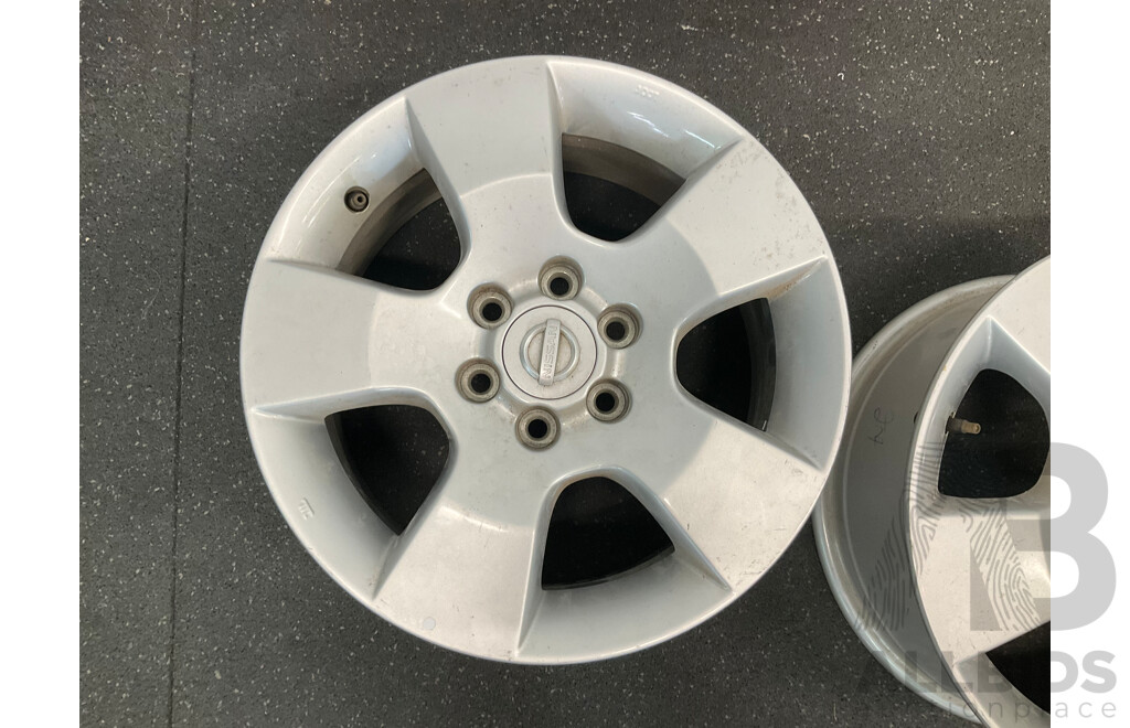 NISSAN Alloy Wheels - Lot of 3