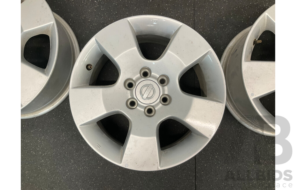 NISSAN Alloy Wheels - Lot of 3