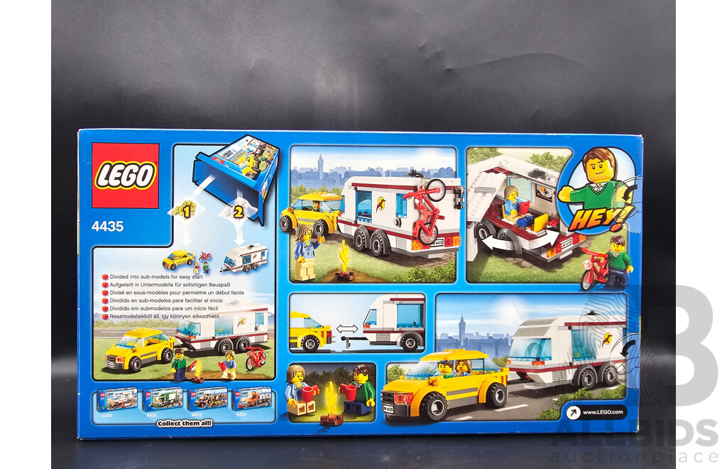 Retired Lego Set, City, Car and Caravan, 4435 Sealed New in Box