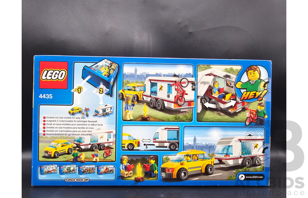Retired Lego Set, City, Car and Caravan, 4435 Sealed New in Box