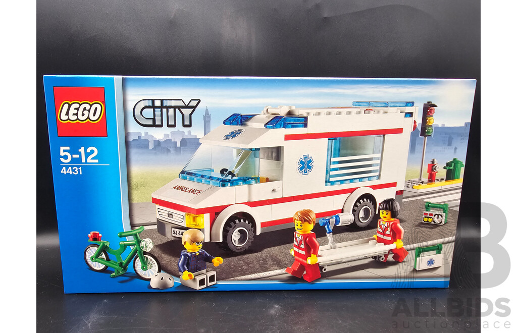 Retired Lego Set, City, Ambulance, 4431 Sealed New in Box