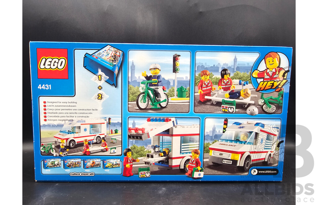 Retired Lego Set, City, Ambulance, 4431 Sealed New in Box