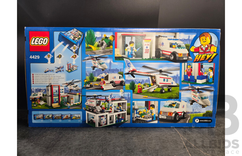 Retired Lego Set, City, Helicopter Rescue , 4429 Sealed New in Box