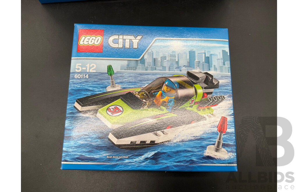 LEGO CITY (60015, 60059, 60114) - Lot of 3