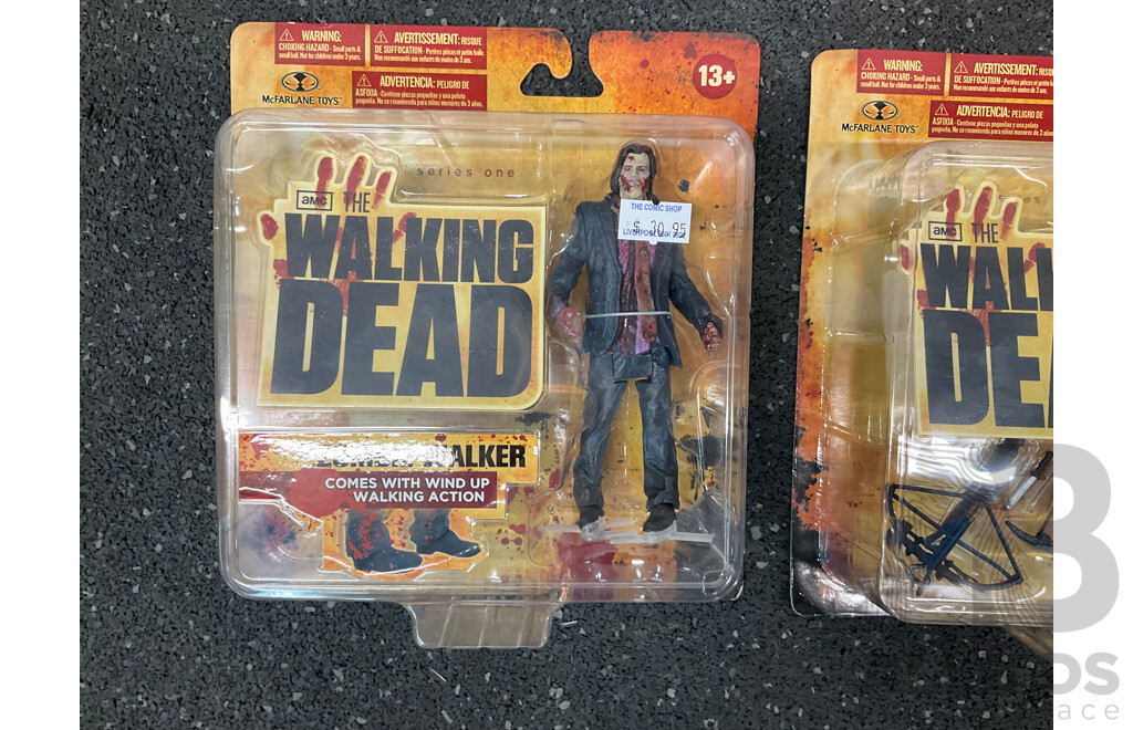 Walking Dead Action Figures, Lot of 5 -  Sealed New in Box