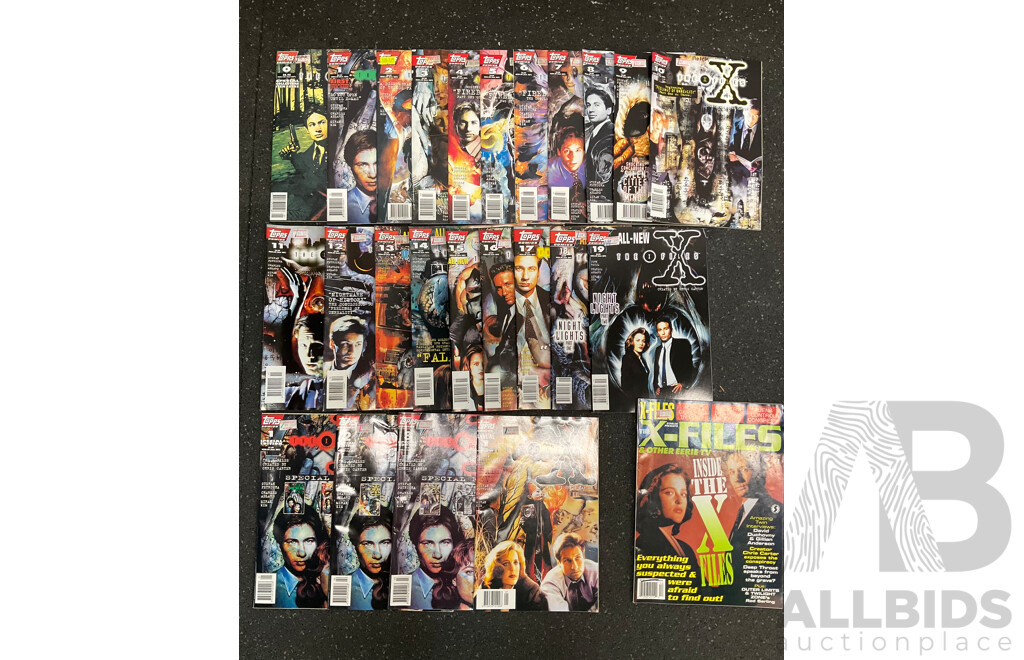 X-Files Comics and Trading Cards