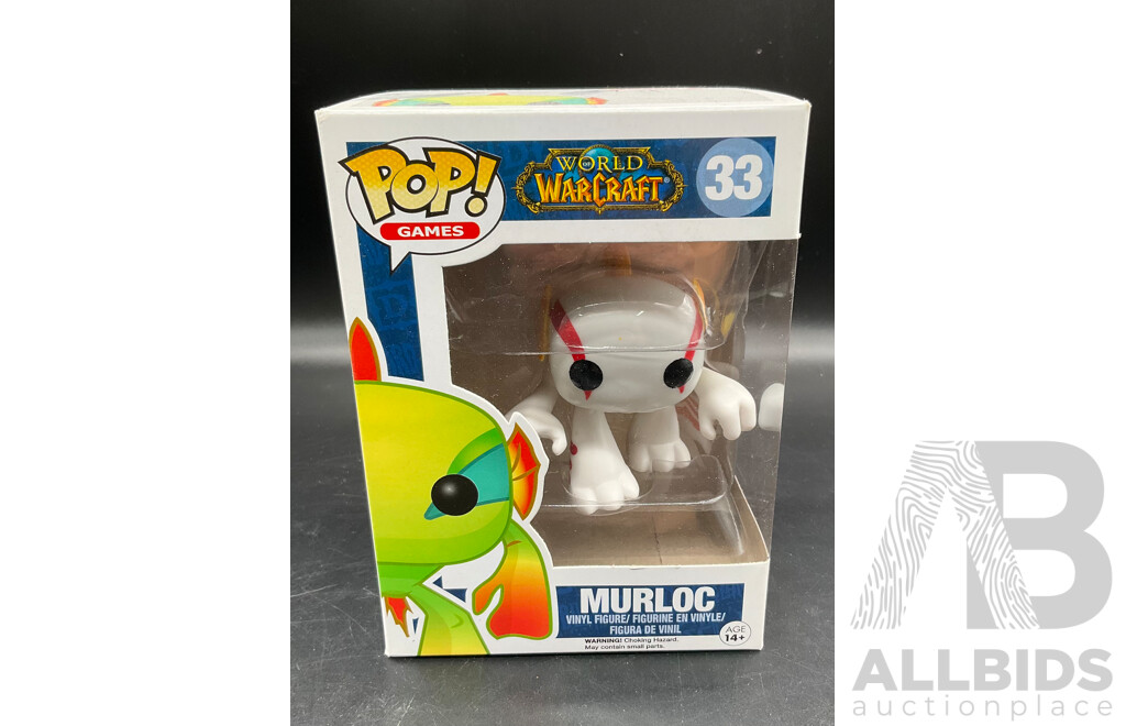 Amber Lash World of WarCraft Action Figures and Murloc Vinyl Figure - Lot of 2