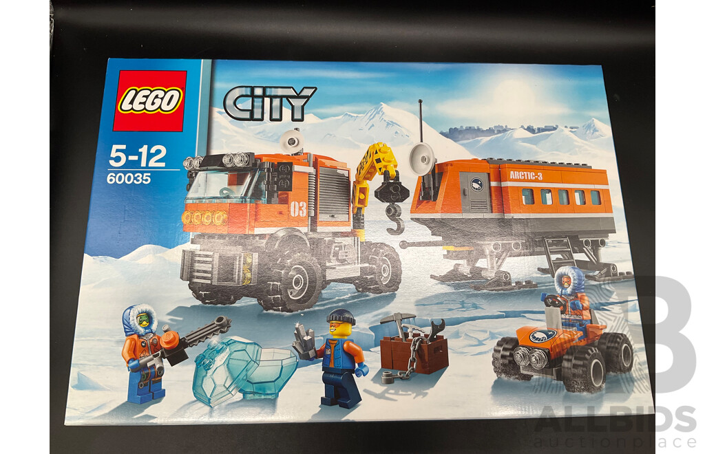 LEGO CITY (60035, 60057, 60053) - Lot of 3