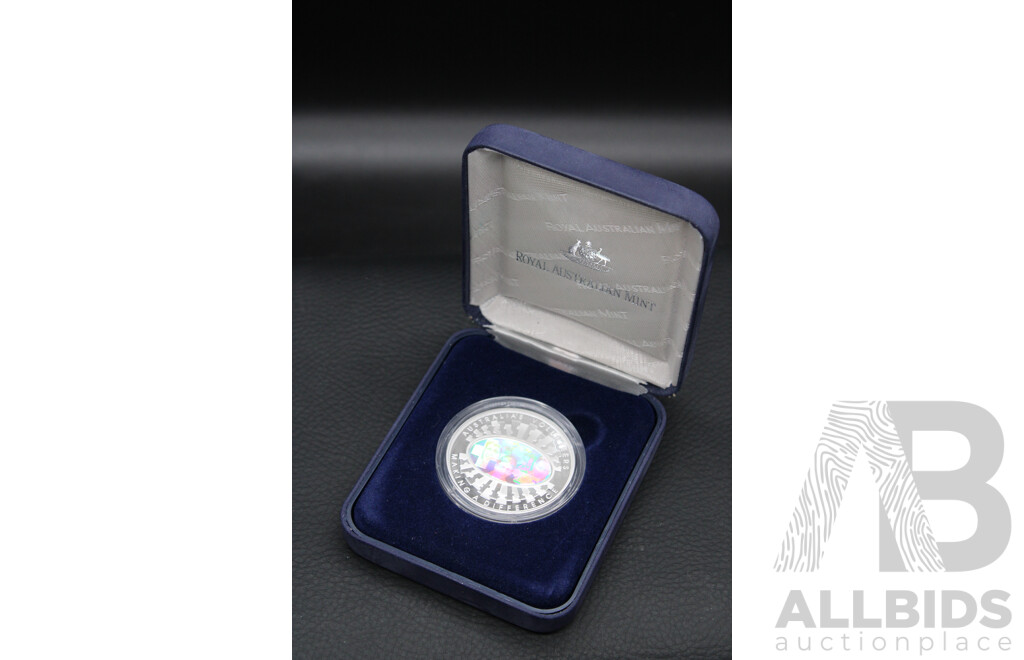 Australian RAM 2003 Volunteers Five-Dollar Silver Proof Coin