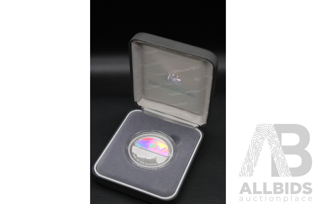 Australian RAM 2002 Year of Outback ''Finale'' Five-Dollar Silver Proof Hologram Coin