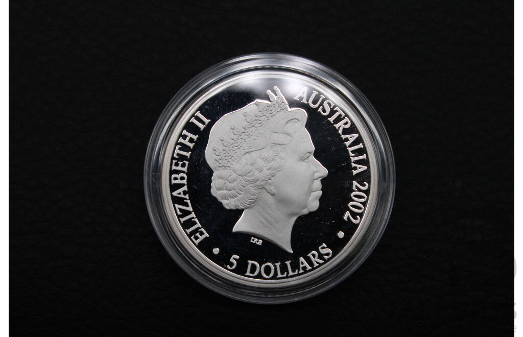 Australian RAM 2002 Year of Outback ''Finale'' Five-Dollar Silver Proof Hologram Coin