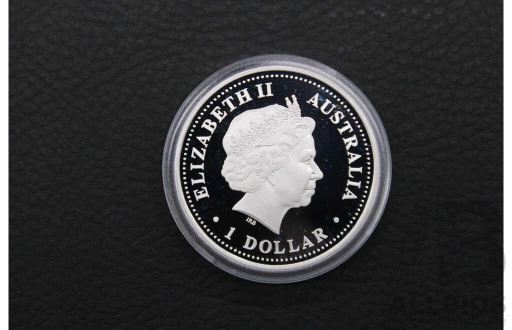 Australian TPM 2005 Australian Antarctic Territory Leopard Seal 1oz One Dollar Silver Proof Coin