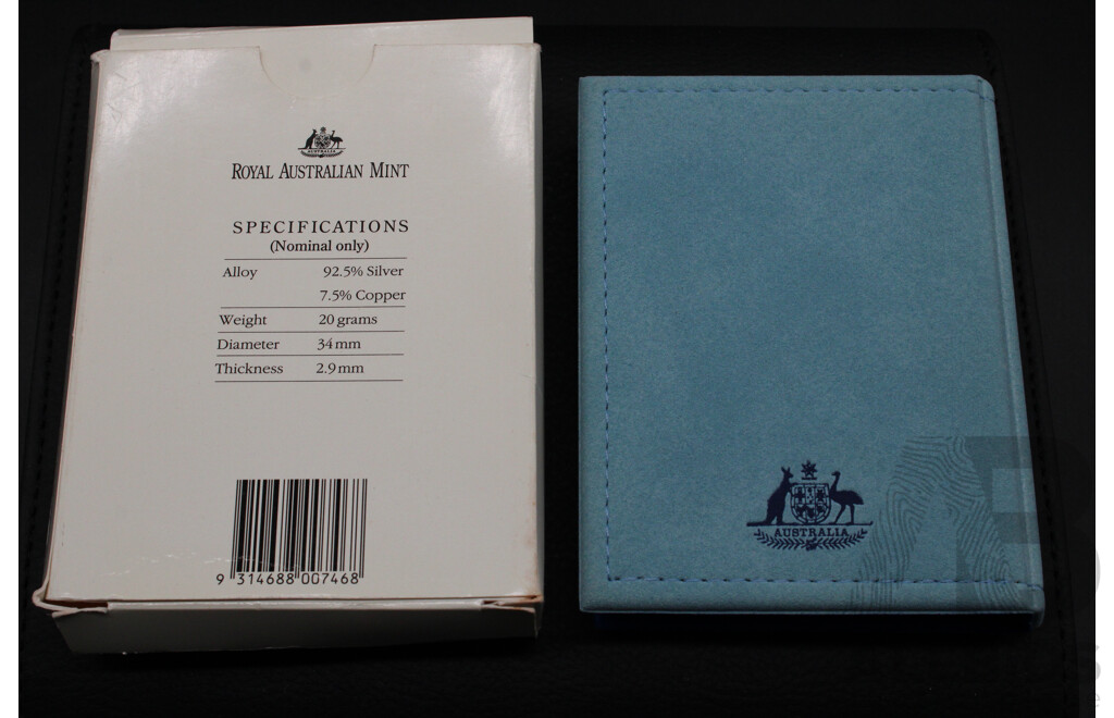 Australian RAM 1992 ''Birds of Australia''  $10 Emperor Penguin Silver Proof Coin