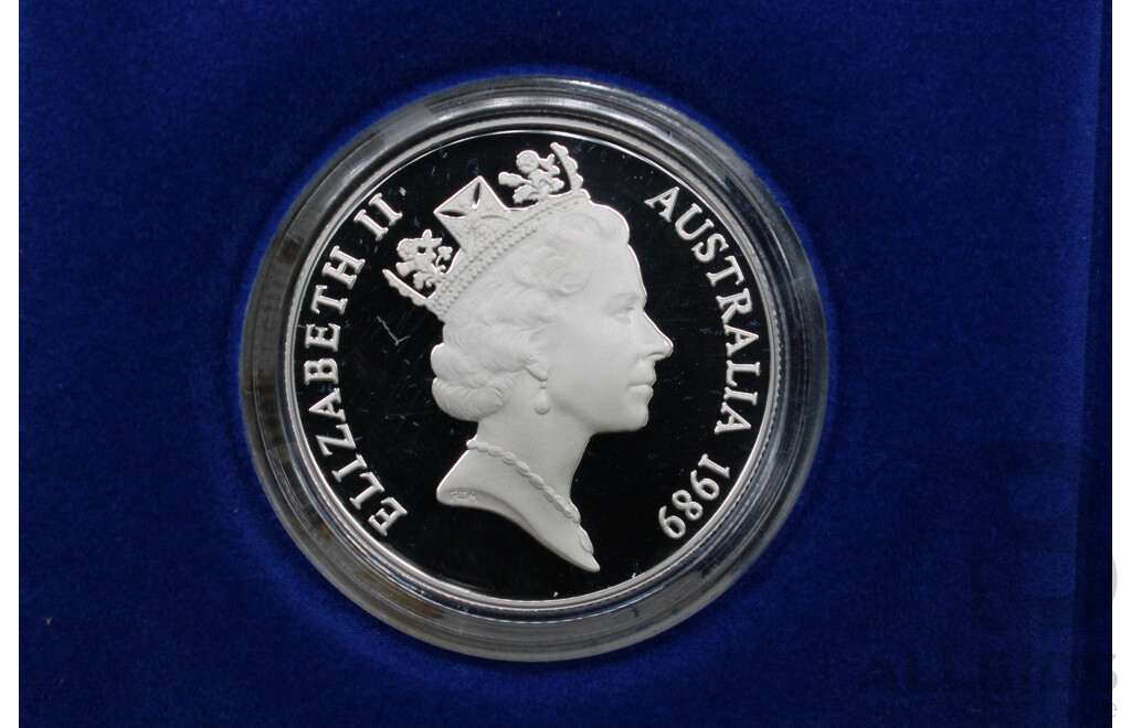 Australian RAM 1989 ''Birds of Australia''  $10 Kookaburra Silver Proof Coin