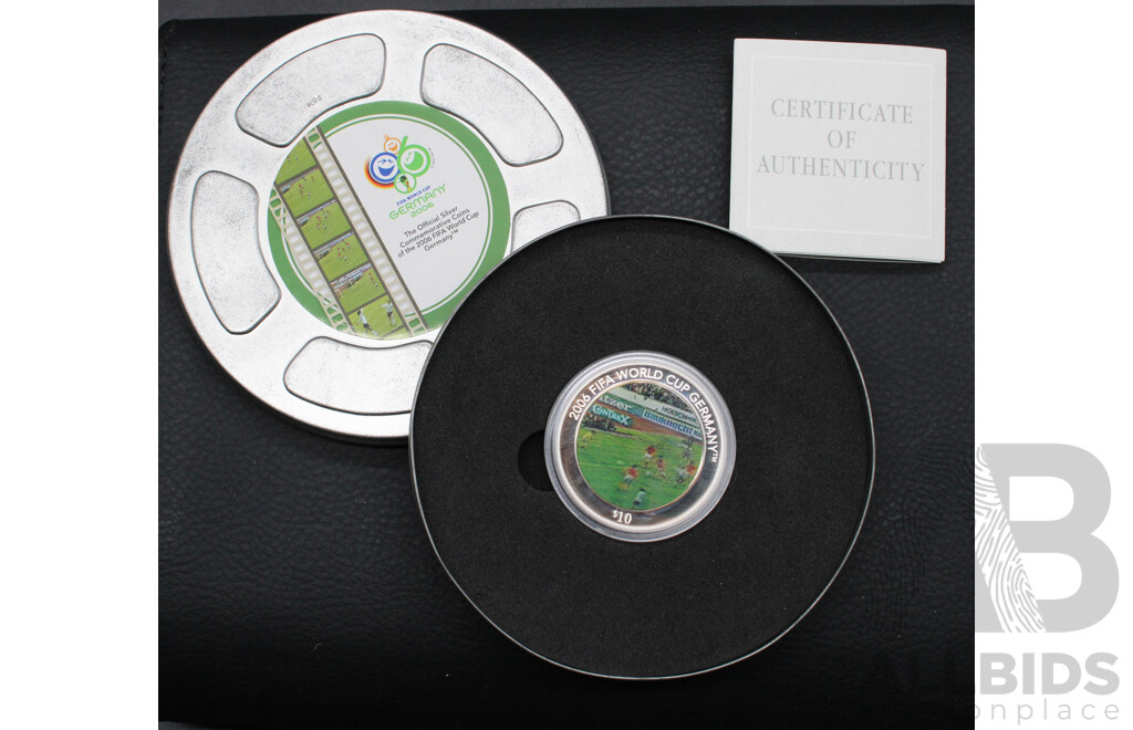 Solomon Islands 2006 FIFA World Cup Germany Commemorative Ten Dollar Silver Proof Coin