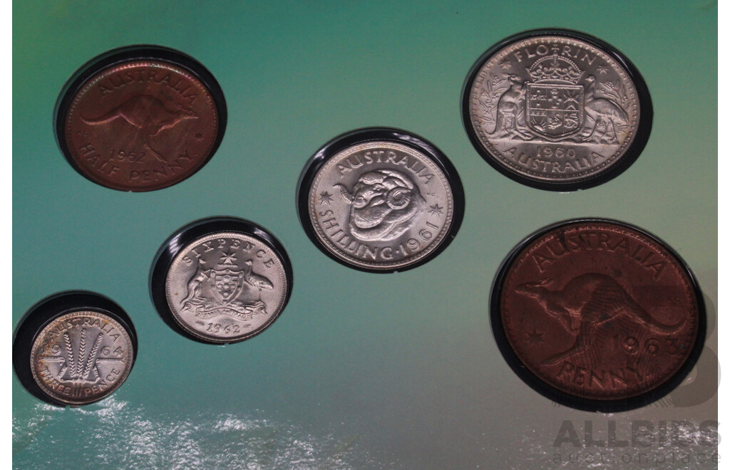 Australian 2006 ''Currency Crossroads'' the Dawn of the Decimal Era 12 Coin Set