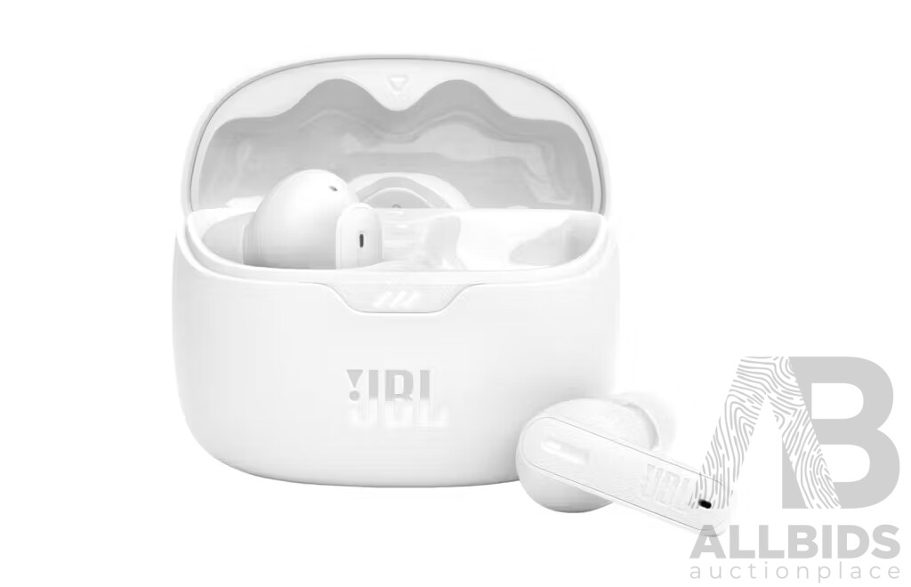 JBL Tune Beam True Wireless Earbuds - White - ORP $149.95 - Brand New