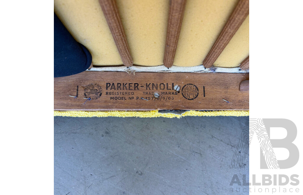 Vintage 'Papa Bear' Wingback Chair by Parker Knoll, Model P.K.757