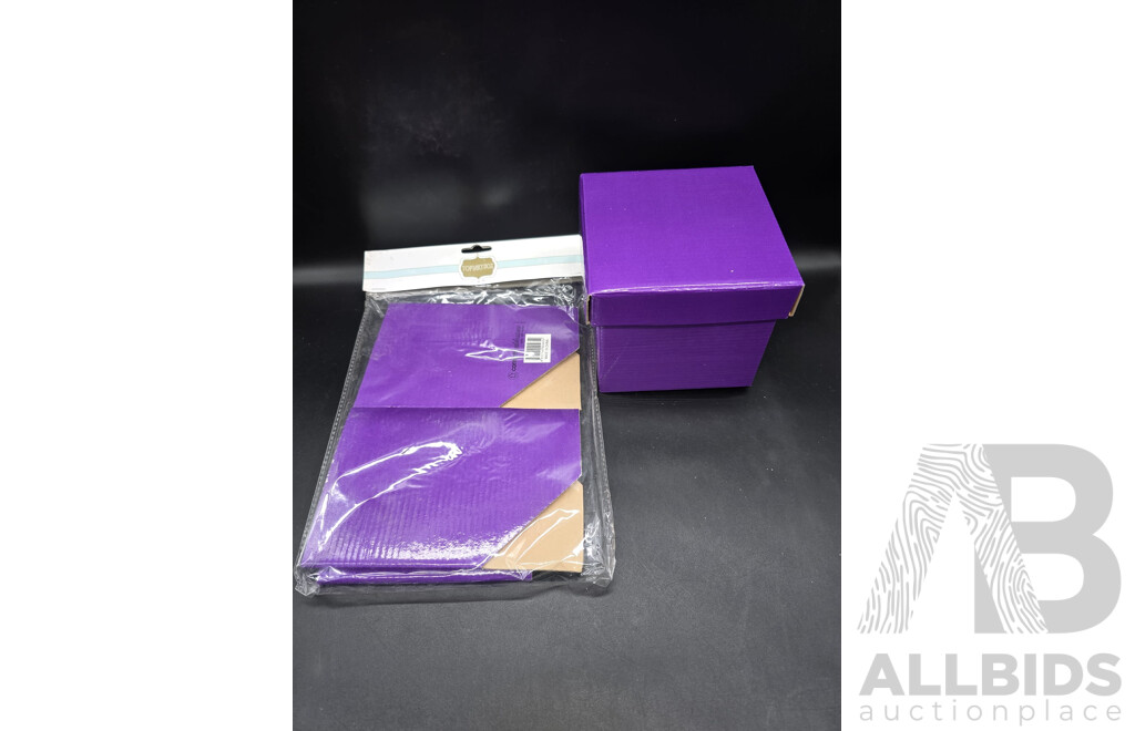Content Celebrations Giftware Box - Purple - Lot of 96