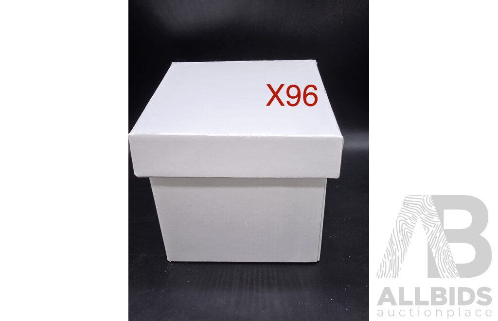 Content Celebrations Giftware Box - White - Lot of 96