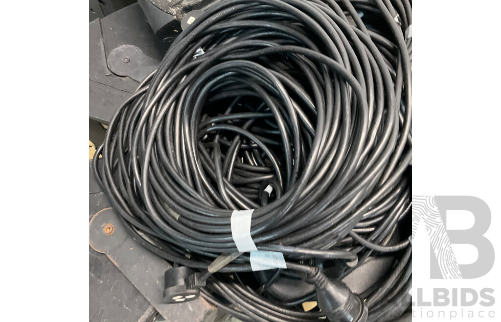 Portable Power Distribution Box and Pallet of Party Eletric Equipment - Untested