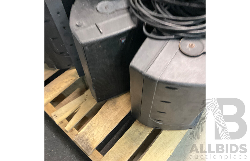 Portable Power Distribution Box and Pallet of Party Eletric Equipment - Untested