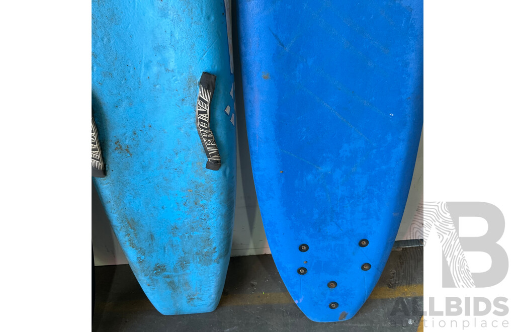 Assorted Surboard - Soft-top Surboard ,Training Boards - Lot of 5