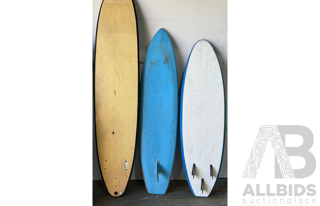 Assorted Surboard - Soft-top Surboard ,Training Boards - Lot of 5