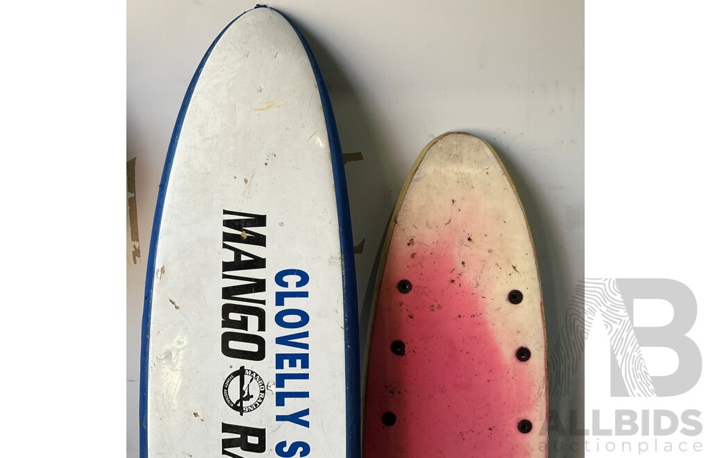 Assorted Surboard - Soft-top Surboard ,Training Boards - Lot of 5