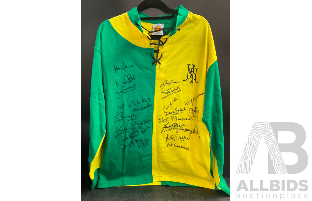 Newton Heath 1892 Shirt Signed by 24 Manchester United Legends